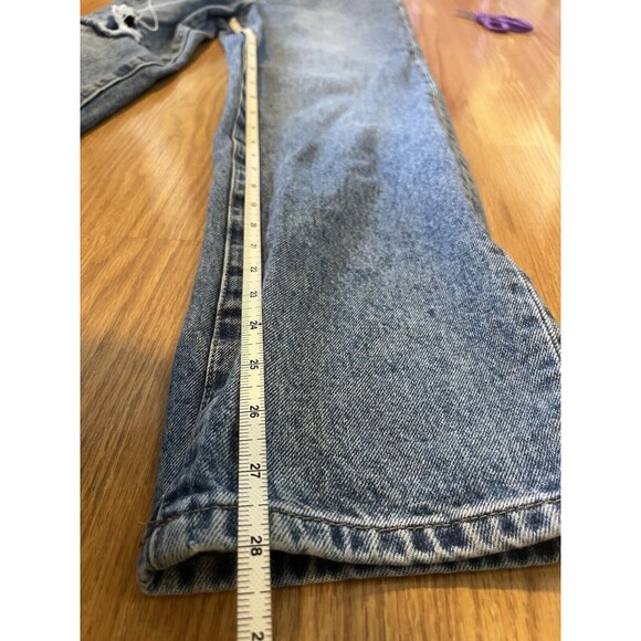 Blank NYC Distressed Light Wash Straight Leg “ The Howard” Jeans Size 25 - Picture 7 of 7